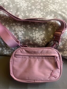 Jordan Alpha Pink Glaze Camera Bag, made with at least 75% recycled fibers, NWOT